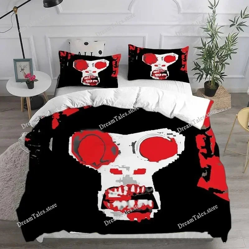 

Game Duvet Cover Gorilla Tag Pillowcase Bedding Set Adult Boy Girl Bedroom Decoration Children Single Double Large Size741