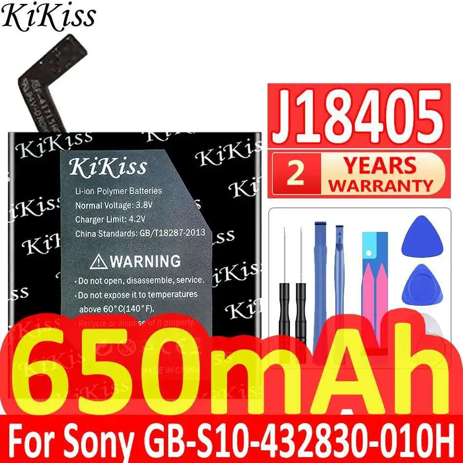 

J18405 Прочный для Sony GB-S10-432830-010H Смарт-часы Надежная сменная батарея для часов 650 мАч