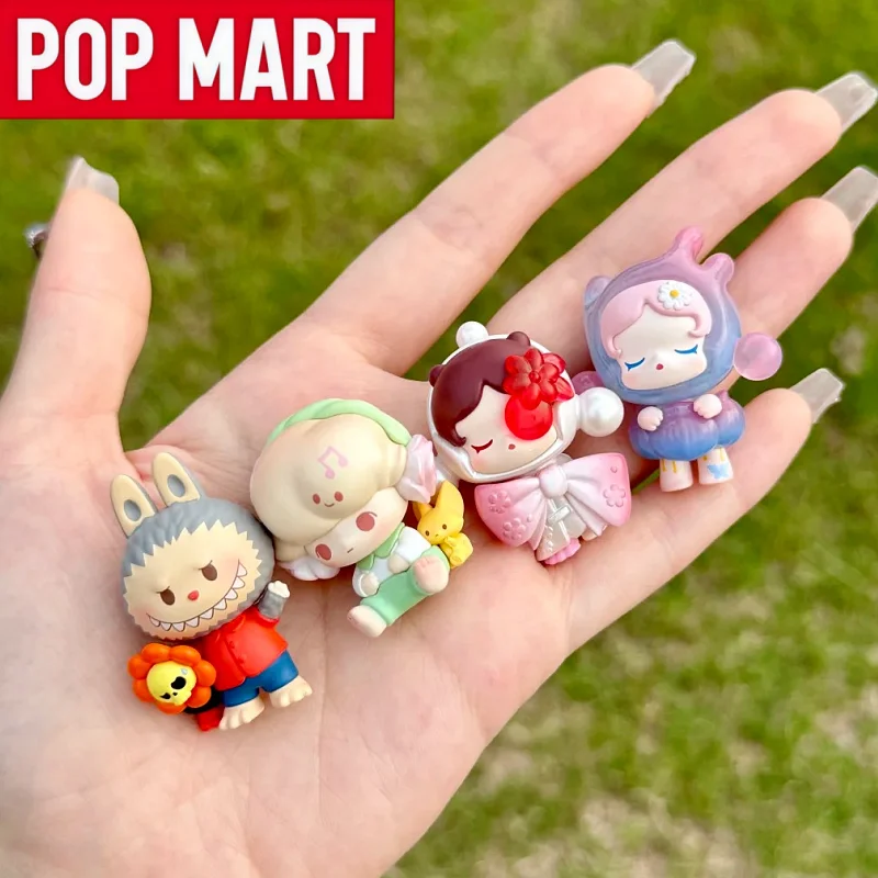 

POP MART Оригинальная слепая коробка Серия слепая коробка Сумка для догадок Игрушка Прогулка со мной Подтвердите стиль Labubu DImoo Molly SP Подарок на день рождения