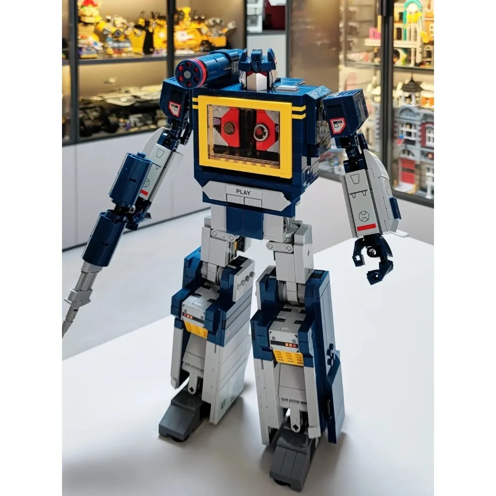 Blocos de construção de robô conjuntos de blocos de construção compatíveis com partículas Legoed adequadas para presentes de Natal 10358