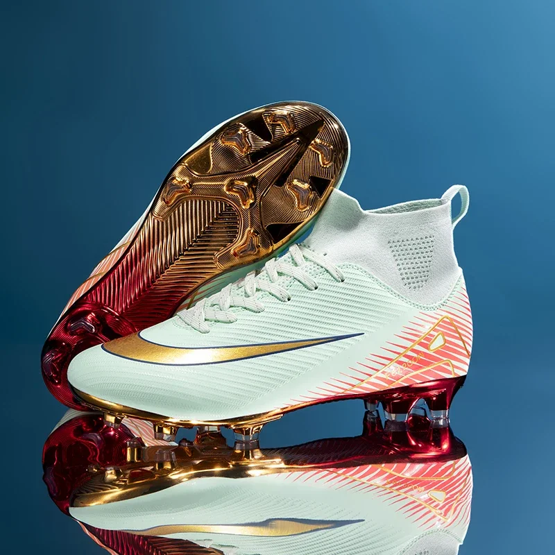 Zapatillas de deporte para hombre, zapatos de fútbol, botas de fútbol transpirables, tendencia profesional, tacos de fútbol sala para adultos y niños, TF/FG, envío directo