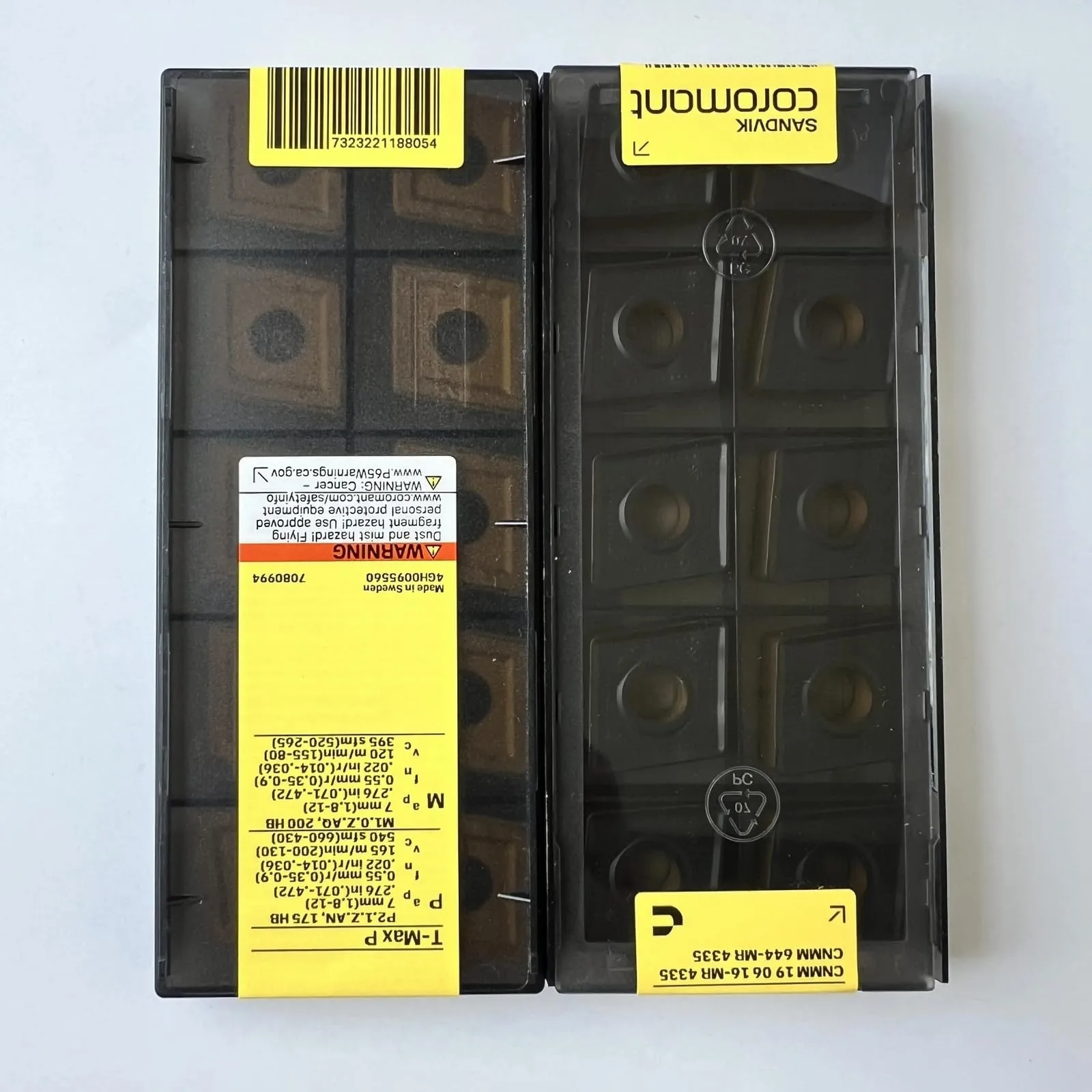 

Original SANDVIK / CNMM190616-MR 4335 / Hard alloy CNC Blade 10 Pcs