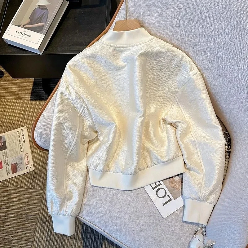 Women New Short Jacket Coat Women's Fashion Embroidered Jacket Chinese Style Casual Baseball Jacket Top