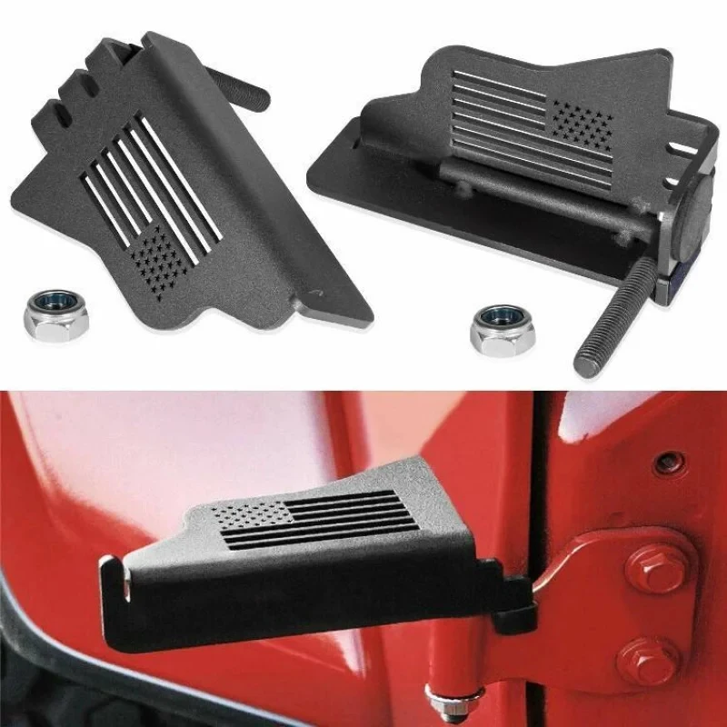 Suitable Metal Front Door Foot Pegs Rest Hanging Pedal External Hinge