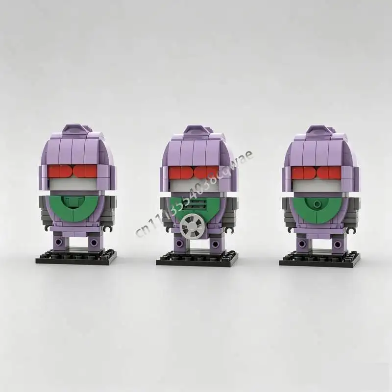 NEW 407PCS Reflector Photons Robot Character MOC Model Custom Puzzle DIY Assembly Building Blocks Creative Toy Collection Gift