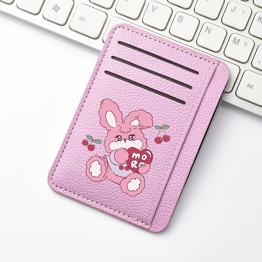 Ladies Mini Credit Card Holder Fashionable Cute Card Sleeve for Girls ID Bank Card Storage Pouch