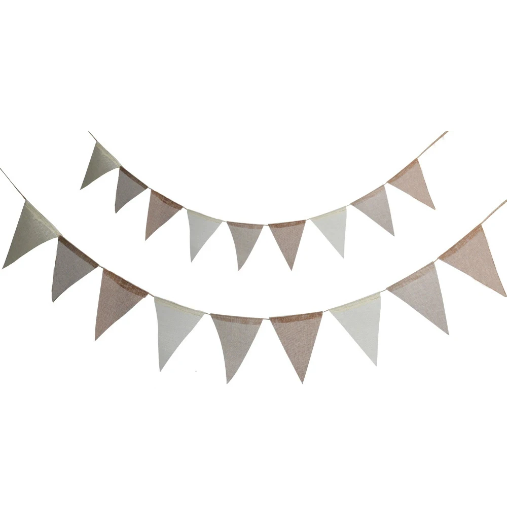 Birthday Banner Multicolor Triangles Flags Hanging Pennant Decor Birthday Party Favor Home Decoration