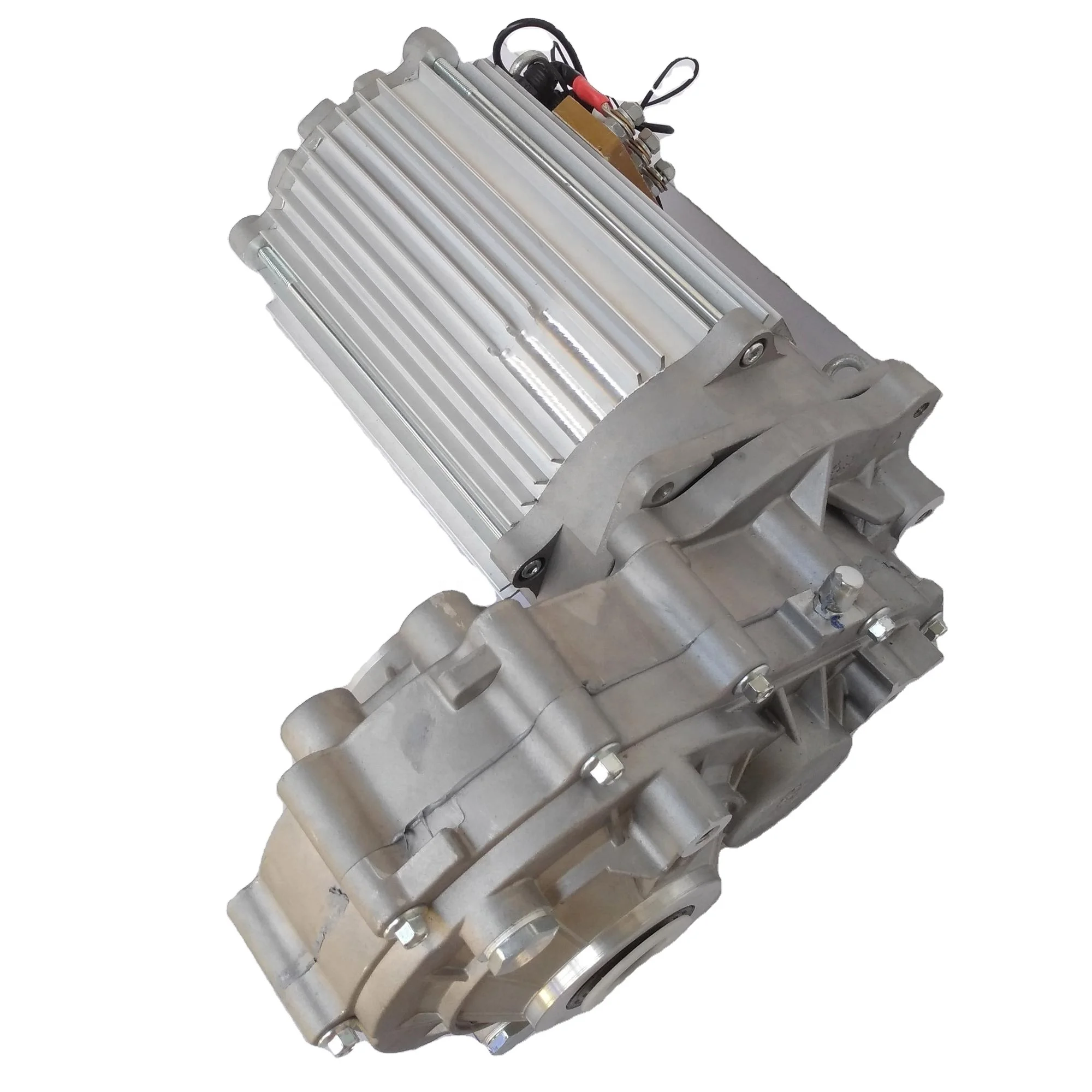 EV electric vehicle 96v/108v15kw 20hp ac motor with gearbox transmission shaft front drive front