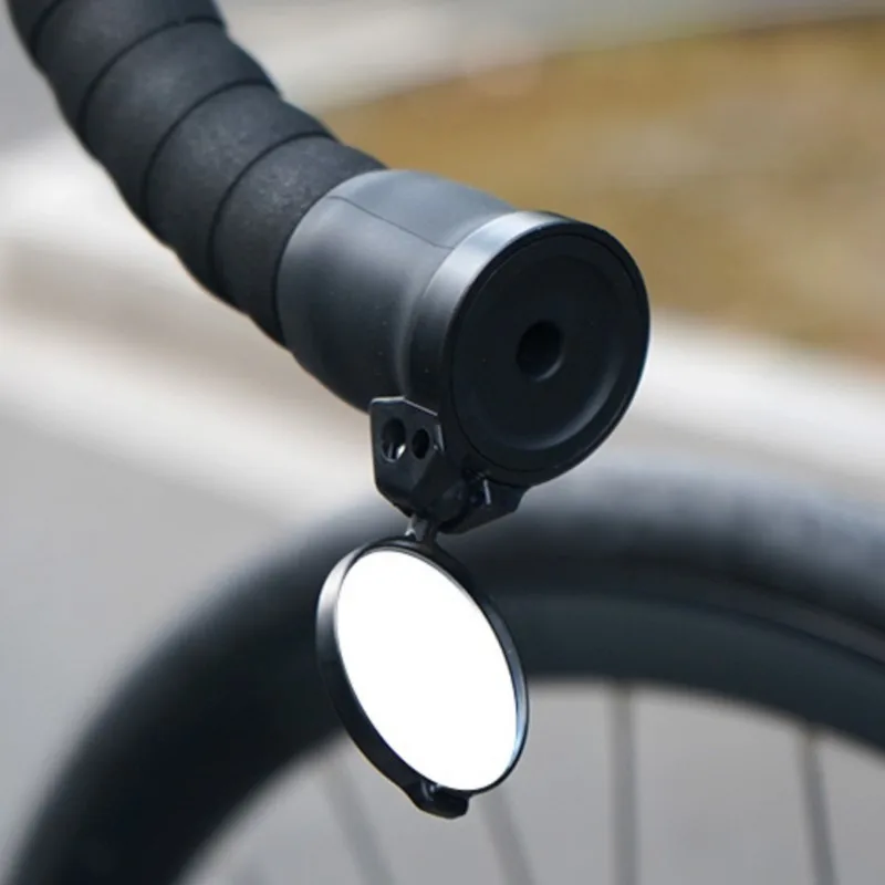 Bike Mini Rearview Mirror 360° Rotatable Adjustable Handlebar Grip Mount Wide Angle HD for MTB Road Bike E-Bike Scooter Cycling view 4