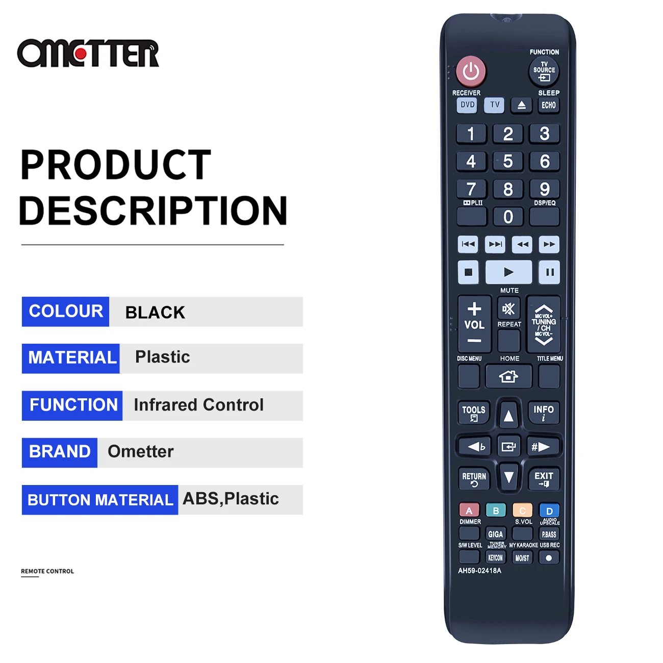 New AH59-02418A Remote Control Fit For Samsung Home Theater System HT-E450K HT-E550K/ZD E453K HT-E453HK HT-E445K