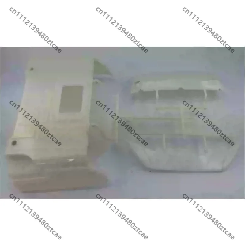 1/14 RC Tractor Truck Cab‑Shell Roof High‑Rise Spoiler, F‑Sprue Plastic Parts, Truck Body Shell Upgrade Modification Spare‑Part