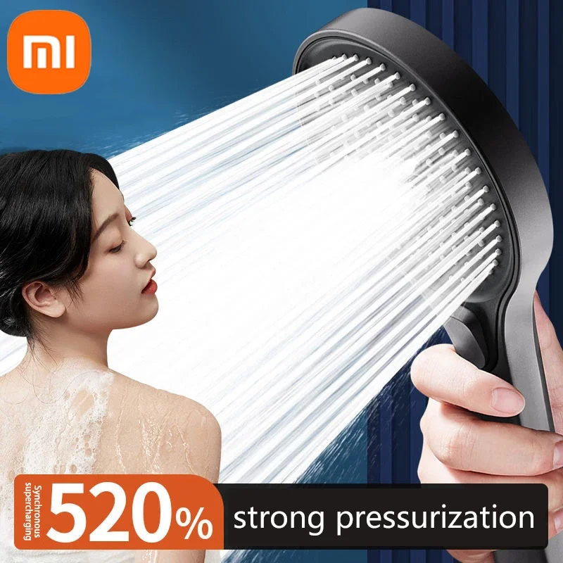 Xiaomi-Shower Booster para Banheiro, Chuveiro, Saída de Água Delicada, Fácil de Instalar, Interface Universal