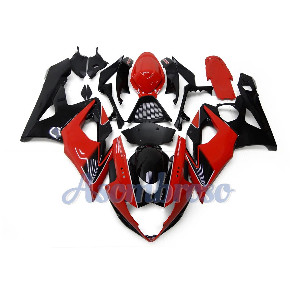 High Grade Fairings kit for GSXR1000 2005 2006 K5 05 06 gsxr 1000 Motorcycle fairing kits red black bodys