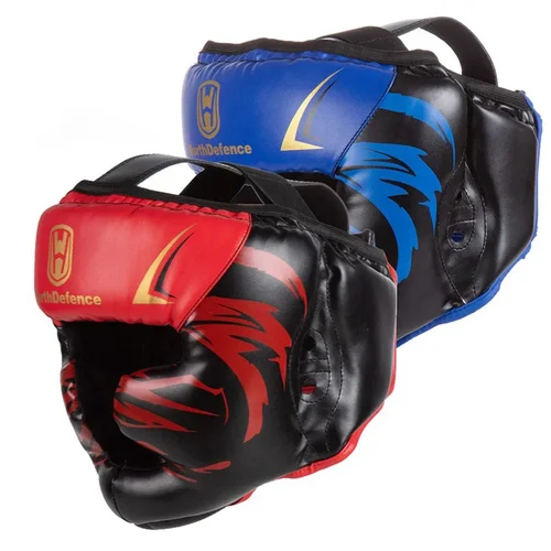 WOSWEIR-Casco De Boxeo para hombres y mujeres PU Karate Muay Thai Guantes De Boxeo lucha libre MMA Sanda entrenamiento equipo para niños y adultos