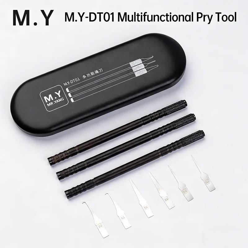 

Набор профессиональных инструментов Mr.Yang DT01 для ремонта мобильных устройств: многофункциональные ручные инструменты для снятия чипов и материнских плат телефонов