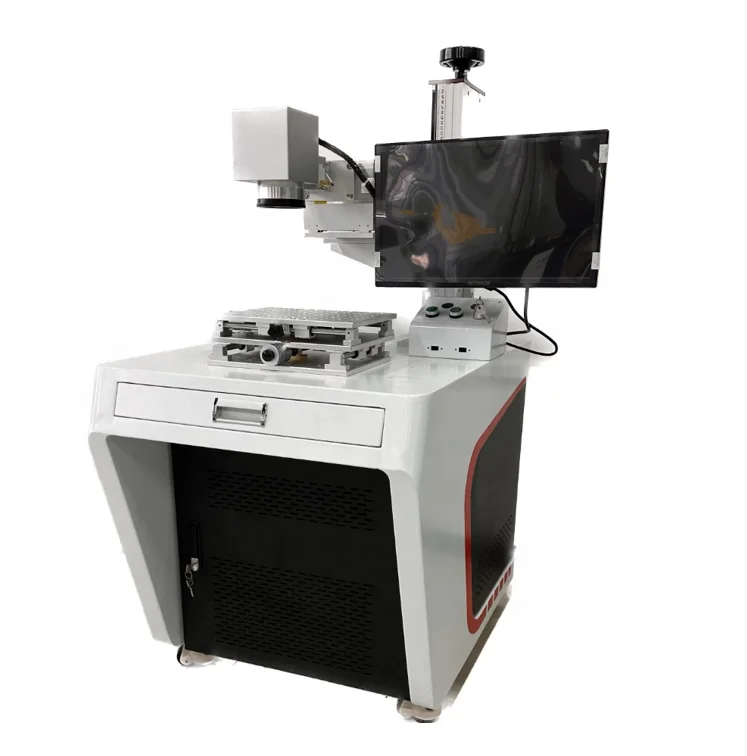 Hot Sale Desktop Type Integrated Optical Control System 5W UV  Marking Machine For Jewelry Shops