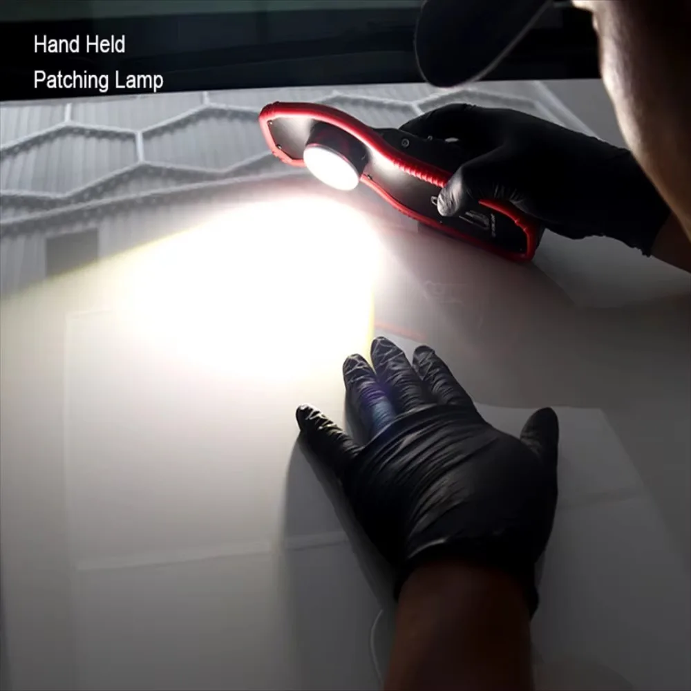 High Quality LED Working Lights Multifunction Red Car Beauty Tools Car Paint Finish Lamp Auto Repair