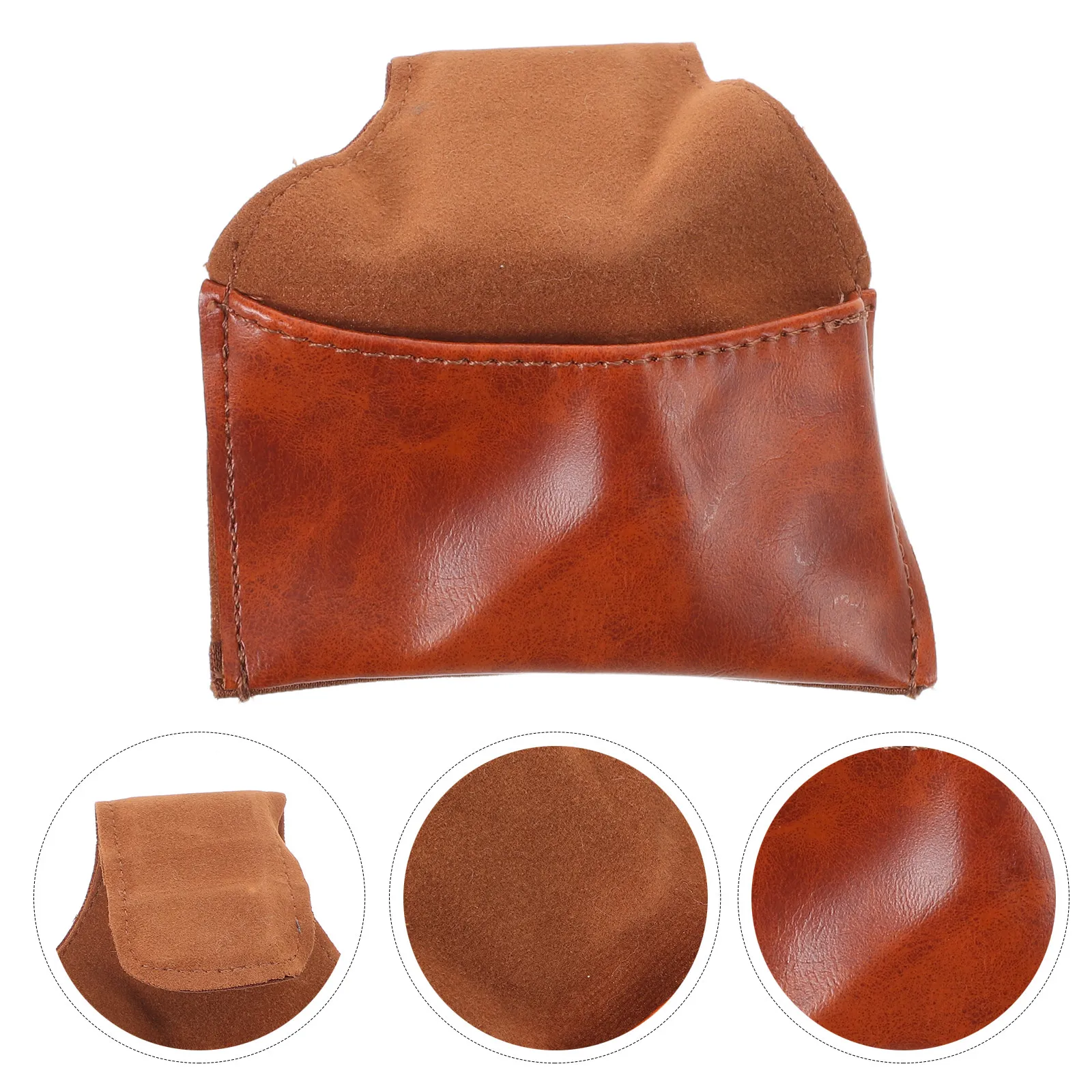 

Портативный чехол-держатель для бильярдного мела из ПУ, карманный футляр для мела для снукера, для тренировок на бильярдном столе, мешочек для мела для снукера из ПУ