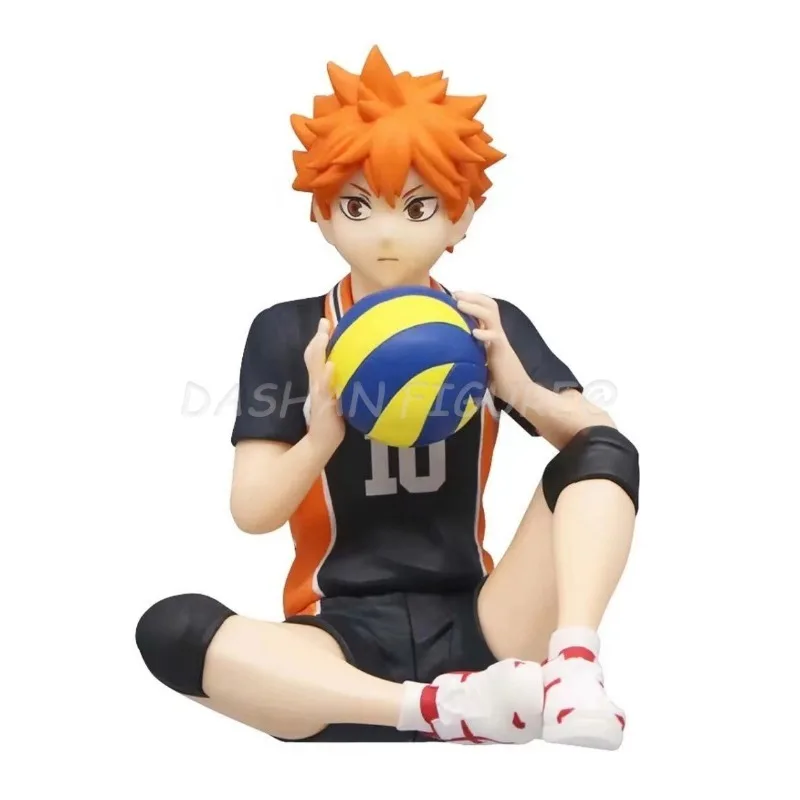 Anime Haikyuu!! Car Ornaments Shoyo Hinata Tobio Kageyama Action Figure Room Decorations 12cm Collectible Model Toys for Gifts