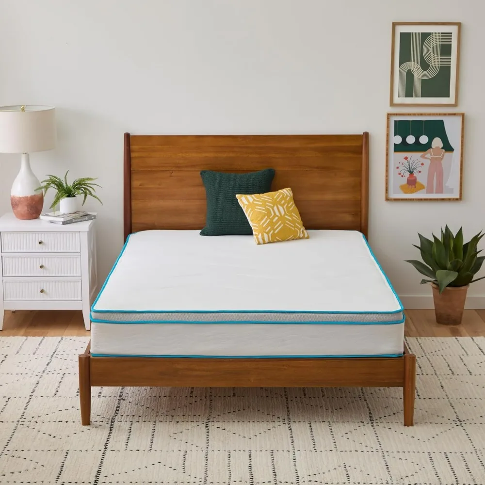 

Memory Foam and Spring Hybrid Mattress - Quality Comfort and Adaptive Support - Breathable -Cooling- Perfect for A Guest Bedroom