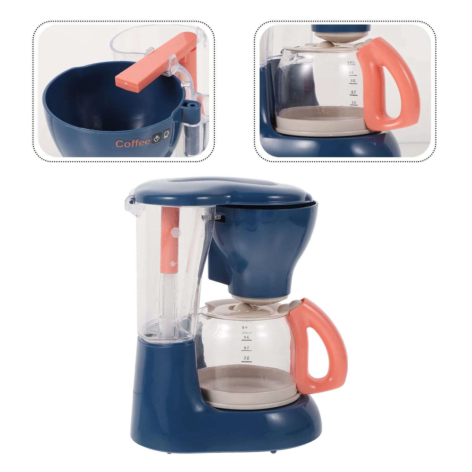 Small Household Appliances Toys Simulation Coffee Maker Role-play Plaything Pretend Kitchen Machine Cooking Mini Home