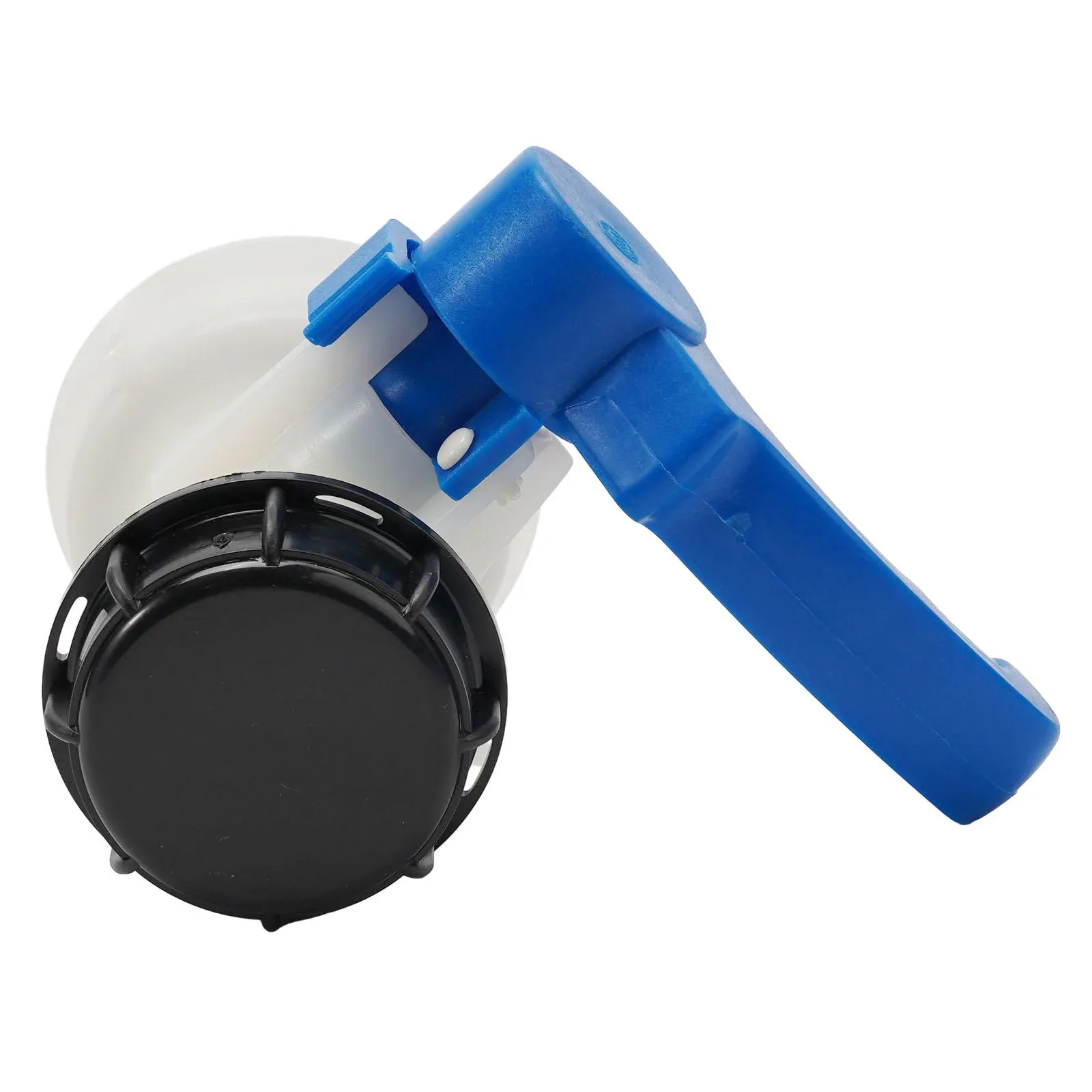 

1pc Tank adapter 60mm Union Black cap Blue handle Butterfly Coarse Connection Container DN60 - 60mm Drain Thread