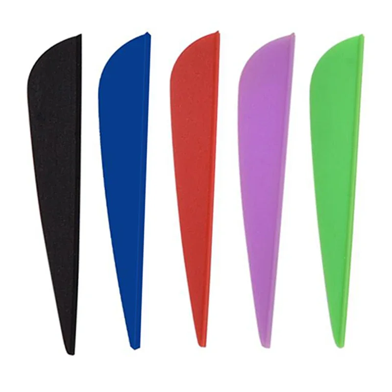 

50pcs 2.5inches Rubber Arrow Vane TPU Vanes for Archery Shooting Accessories