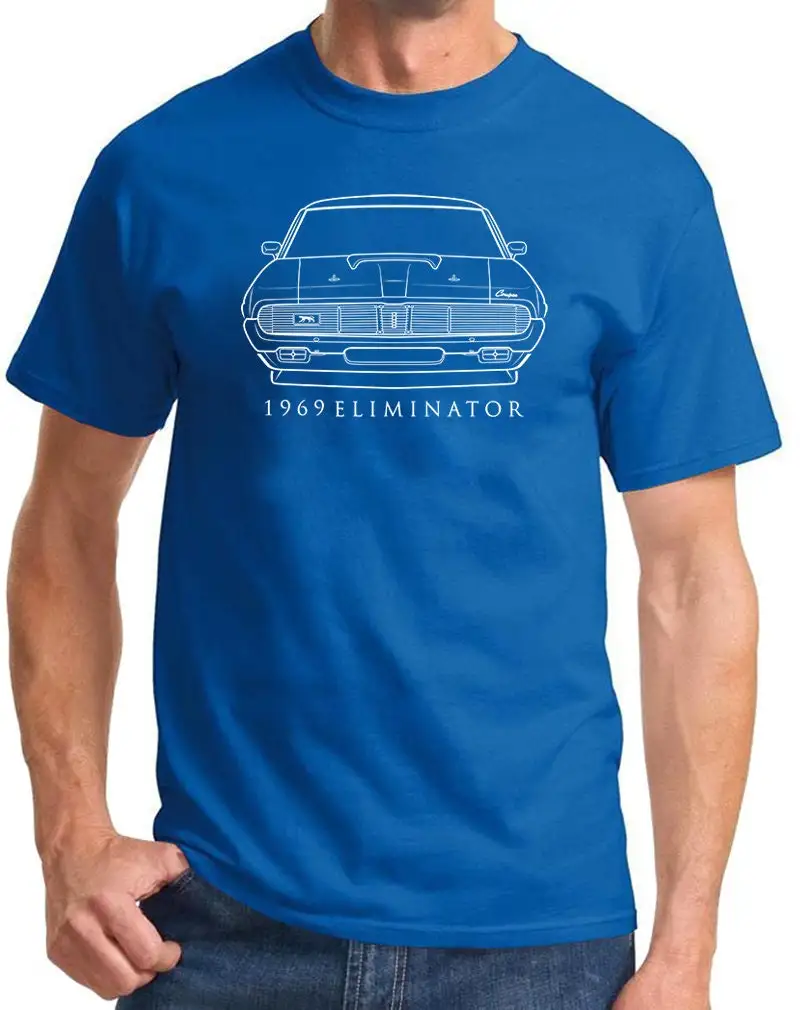 1969 Mercury Cougar Eliminator Front End Profile Design T Shirt