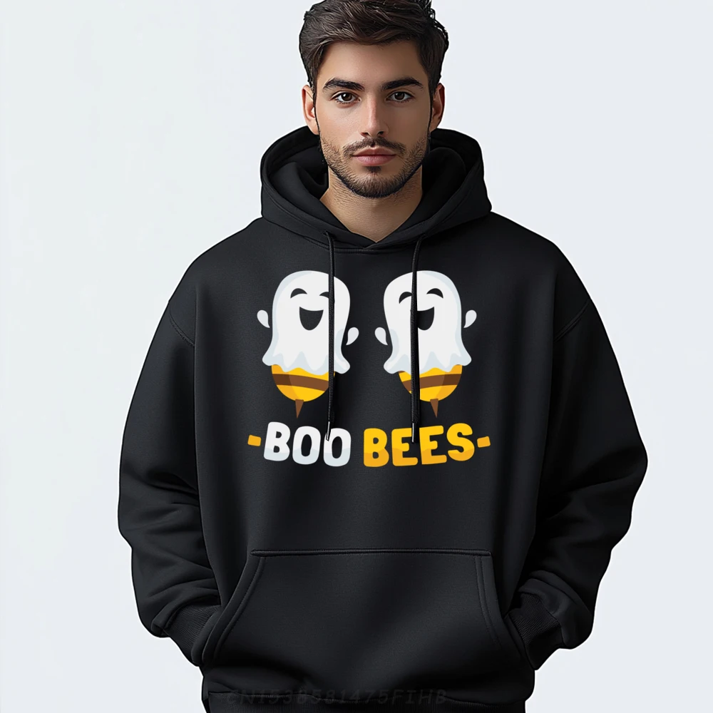 

I Love Her Boo Bees Halloween Couples Matching Womens Clothing Oversize Long Sleeve Luxury