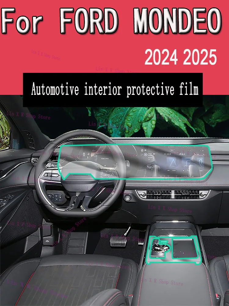 

For FORD MONDEO 2024-2025 Car Gearbox Panel Film Dashboard Protective Sticker Interior Anti-Scratch Film Cover Accessories