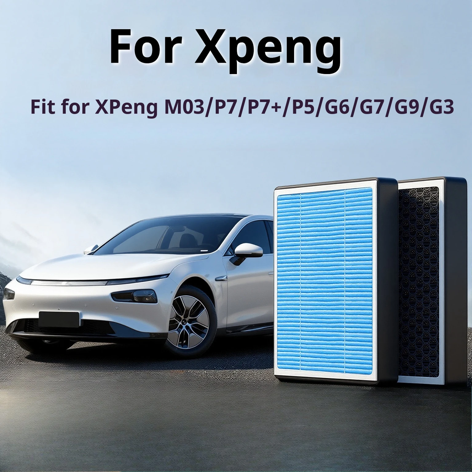 For XPeng G6 G9 P5 P7 G3 MO3 Xiaopeng Car Air Conditioner Filter Activated Carbon Aromatherapy Original Factory Filter Element