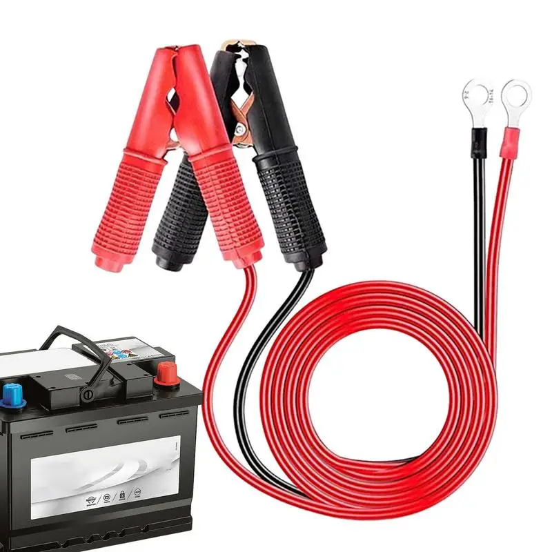 

100cm Jumper Cables Battery Connection Lines Automotive Safety Kits with Alligator Clips Heavy Duty Car Booster Starter Firewire