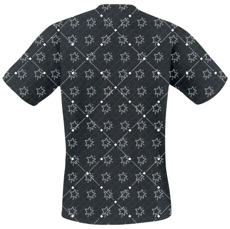 Vintage Heavy‑Metal Rock Portrait Graphic T‑Shirt Gothic Punk Distressed Short Sleeve Loose Streetwear Tee