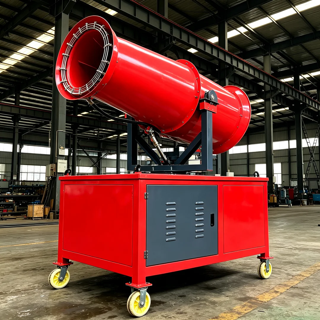 Sanitation Road Dust Reduction Fog Cannon Machinery Heavy Duty Dust Suppression Water Spray Equipment for Cement Silo Loading