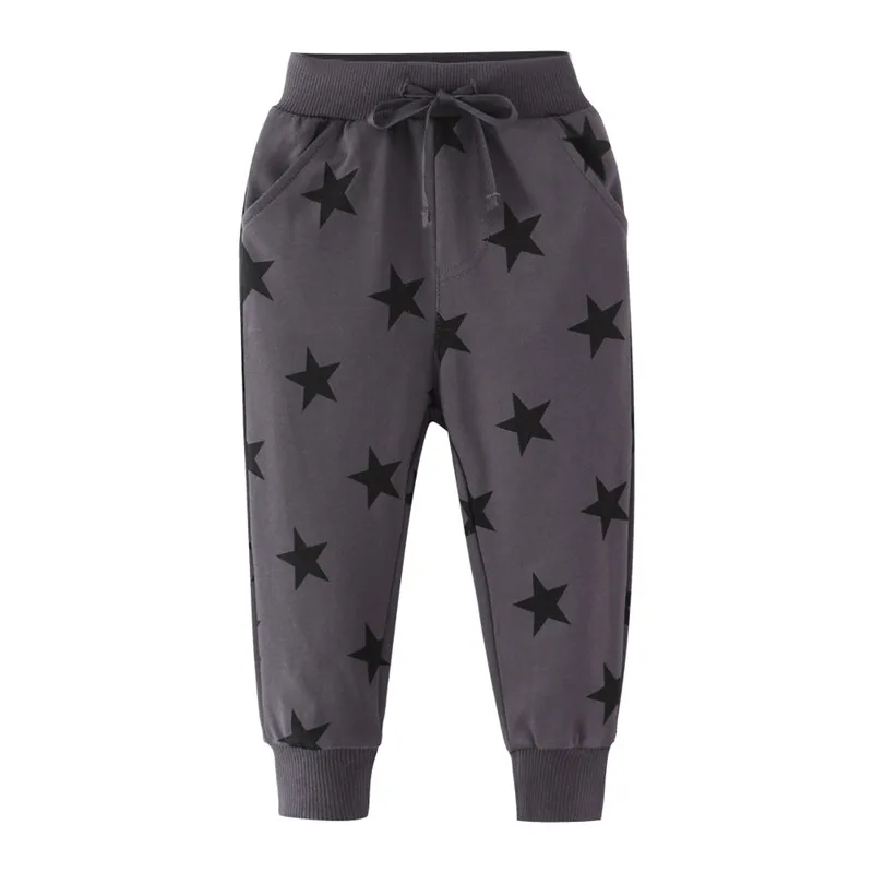 

2-7T Stars Printed Baby Sweatpants Autumn Hot Selling Boys Girl Trousers Pant Hot Selling Drawing Clothes Pants Boys Kids Wear