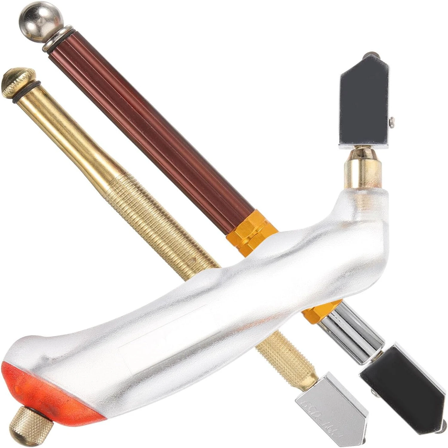 

Precise Glass Cutter Set - High-Quality Stained Glass Supplies with 3pcs Precision Hand Tools for Accurate Cutting of Glass, Til
