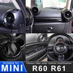 For MINI Cooper S JCW R60 R61 Countryman Accessories Car Steering Wheel Dashboard Door Modification Interior Protection Stickers