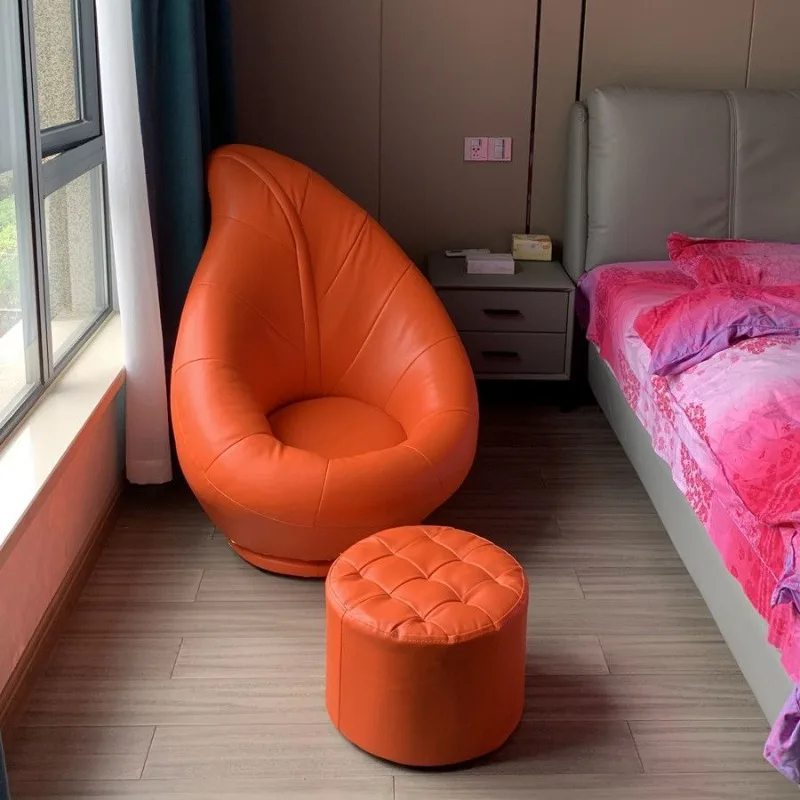 Sofa, creative single cute mini sofa, bedroom balcony leisure sofa computer chair can be rotated