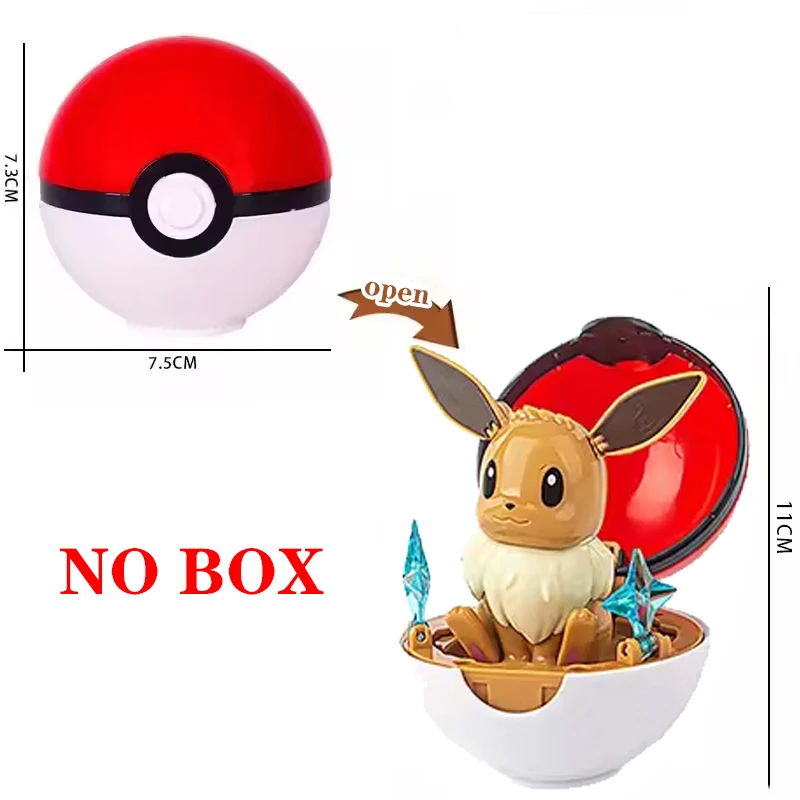 Pokémon-Ball-Figuren, Pokémon-Figuren, Actionfiguren, Pikachu, Eevee, Squirtle, Charizard, Puppe, Dekoration für Zuhause und Büro, Kindergeburtstagsgeschenk – Detail 12