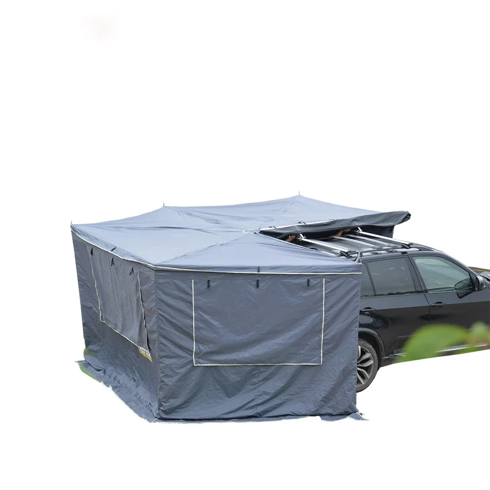 

Car Awning Tent 4WD Off-road Camper Waterproof Car Roof Side Awning 270 Degree Car Side Awning Tent