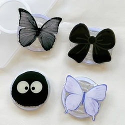 Korean Cute Cartoon Bow Butterfly For Magsafe Magnetic Phone Griptok Phone Holder Stand Universal Phone Ring Grip Tok For iPhone