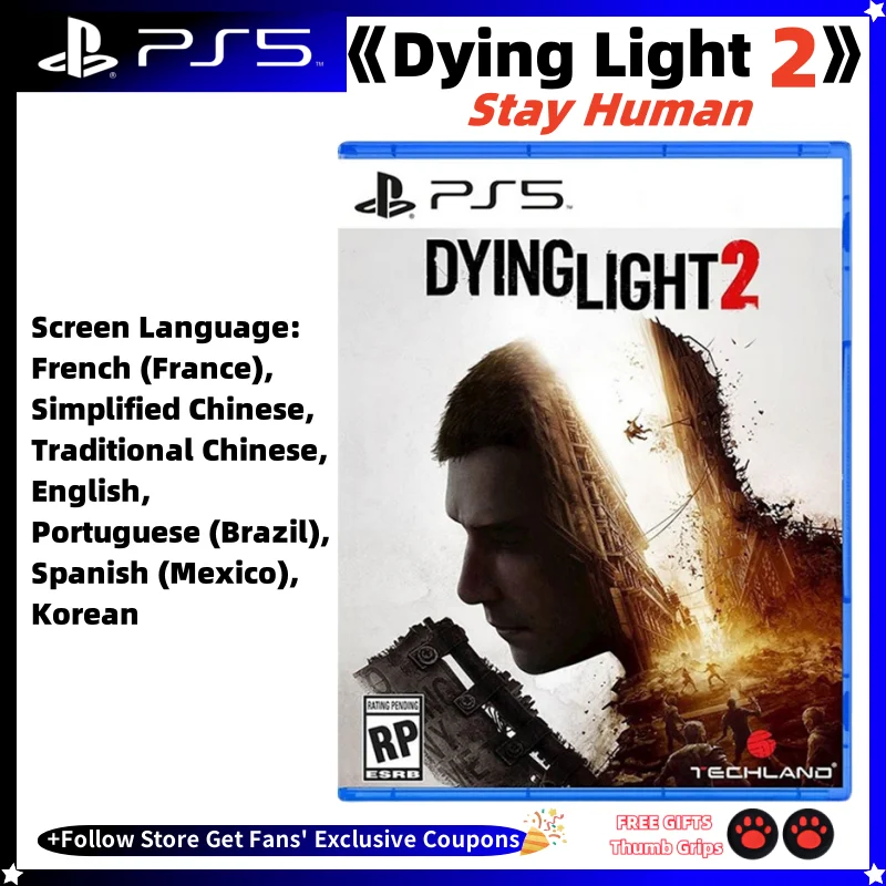 Sony Playstation5 PS5 NEW Game CD Dying Light 2 Stay Human Official Original Physical Game Card Playstation 5 PS5 Dying Light 2