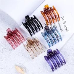 Rolled Up Headwear 3.5 inches Hair Claw Hair Clip Comb Curly Hair Wear for Women and Girls