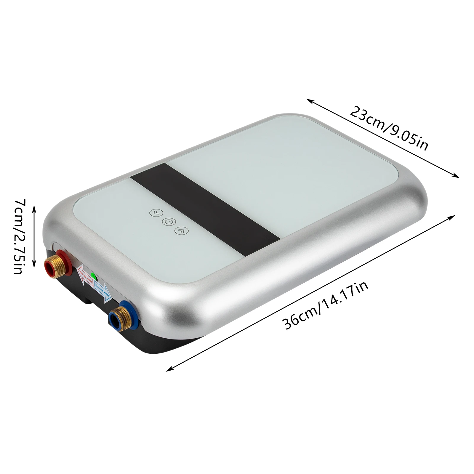 Imagem -06 - Aquecedor de Água sem Tanque Elétrico Aquecedor de Água Quente Aquecedor de Água Quente Instantâneo 220240v 6.5kw