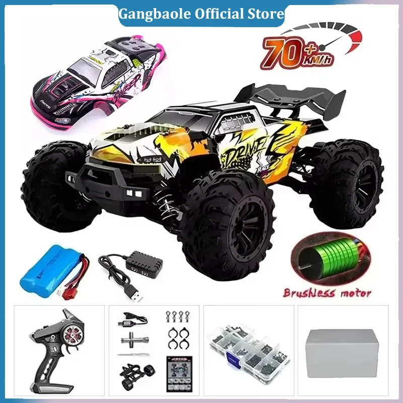 Christmas Gift 1:16 70Km/h or 50Km/h Four-wheel Drive RC Car Remote Control Car High Speed Drift Racing Car Adult Children Toys