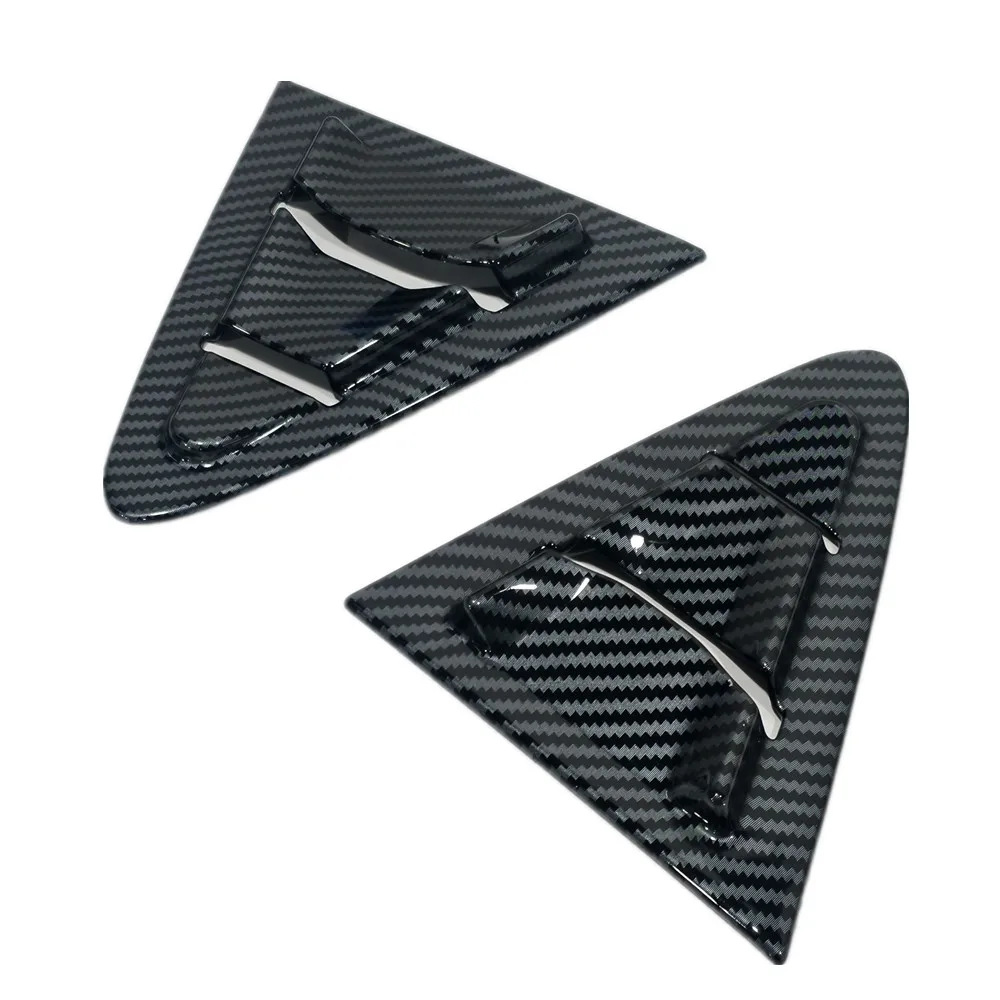 For Toyota Corolla Sedan 2019 2020 2021 2022 2023 Car Rear Window Louver Shutter Cover Scoop Side Vent Trim Windshield Cover