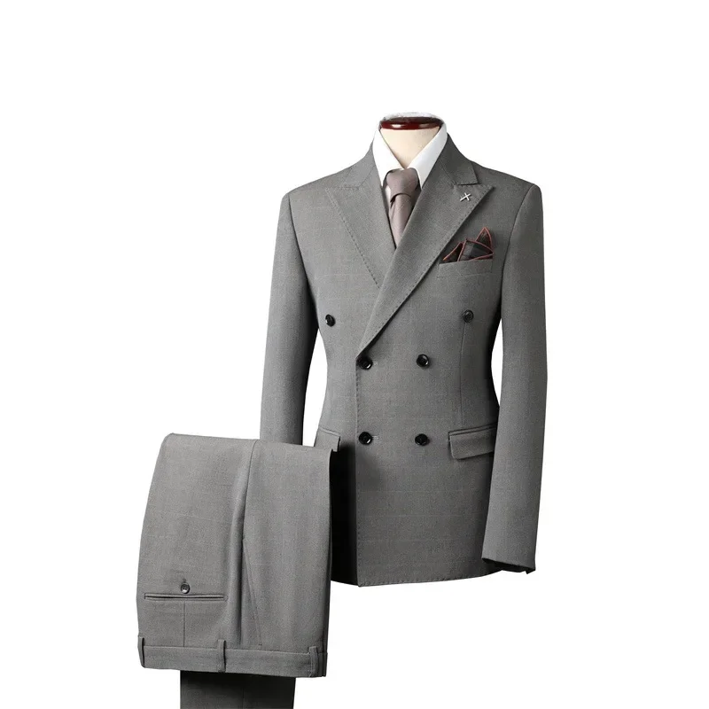 (109) Customized Men\'s New Formal Suit Business Groom Wedding Dress