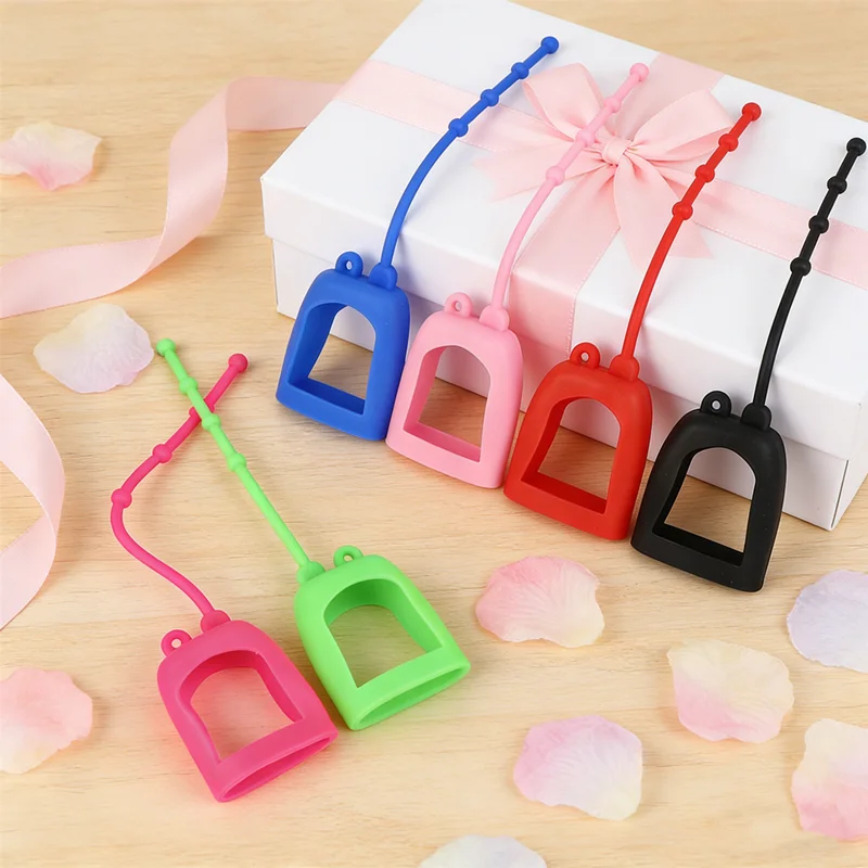 

Travel Bottle Covers 2Pcs Set Leak-Proof Silicone Sleeve for Soap&Perfume, Portable Toiletry Container Protector for Hand Carry