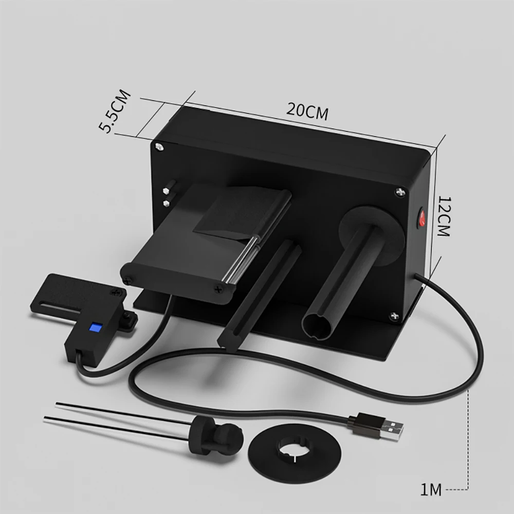 Automatic Label Dispenser Machine with Infrared Sensor for Multi-Row Adhesive Paper Stripping