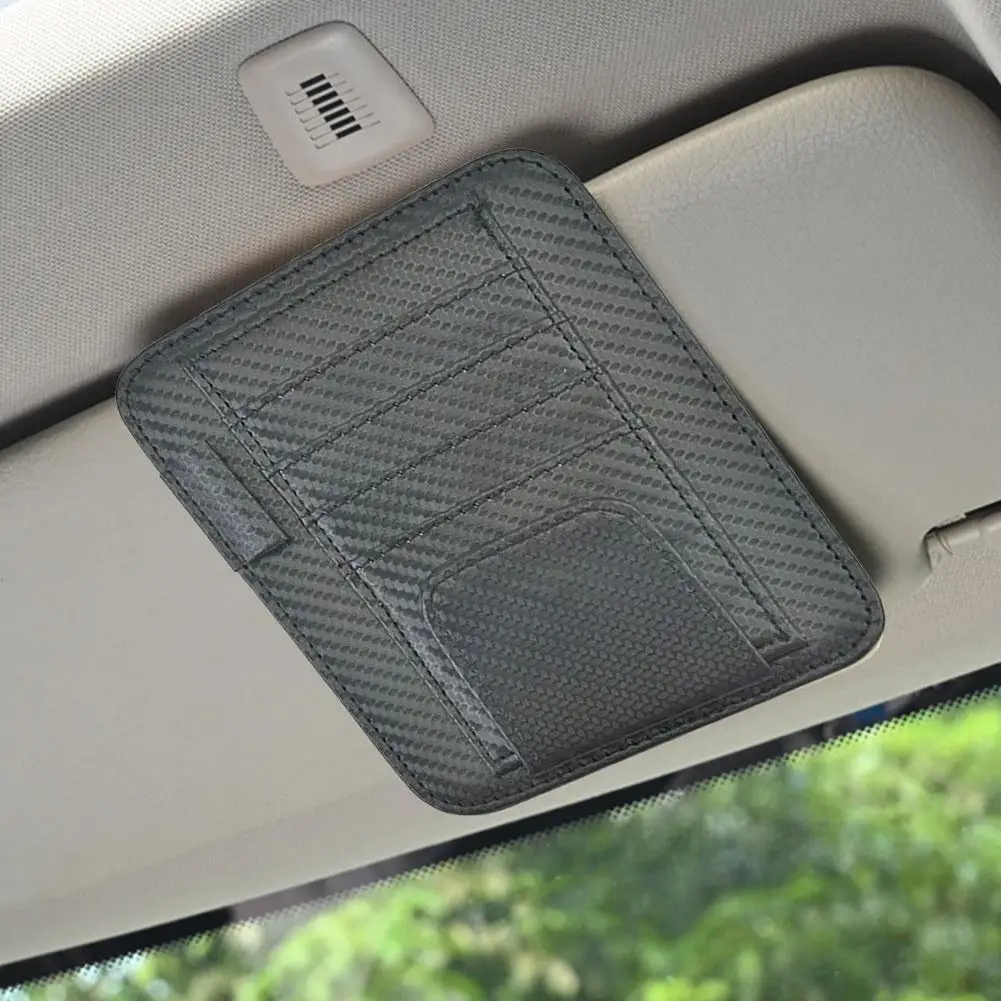 

Visor Storage Multi-Pocket Car Sun Visor Document Storage Multi-functional Pen Clip Acces Organizer Holder Interior Glasses F4H4